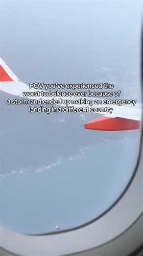 Ngl, this is one of the worst and scariest turbulence we have ever experienced. 😱 I didnt film the part where the turbulence was happening as i was so scared. The pilot was about to descend as we were about to land in Montenegro but due to a bad storm, the plane was struggling. We cruised up in the air for a while before the pilot decided to do an emergency landing in Albania. Thankfully we landed there safely #fyp #travel #traveltiktok #traveltok