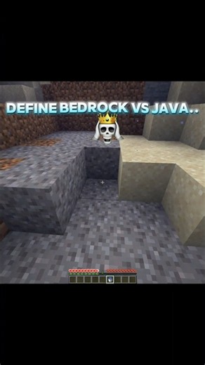 Define Bedrock vs Java ☠️ #minecraft #gaming