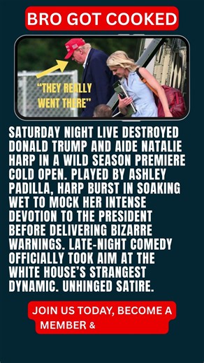 Saturday Night Live Cold Open Roasts Donald Trump and Natalie Harp Over Strange Obsession
