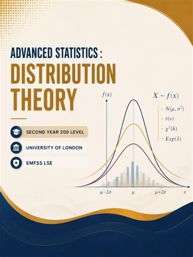 📚 Day 21 of my Note-Taking Journey | Advanced Statistics – Distribution Theory