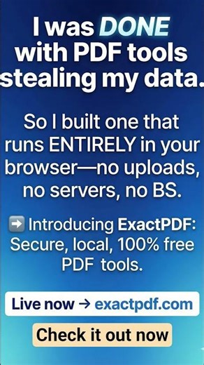 Compress, Merge, Edit, Convert, Rotate, Number and View PDF 100% Free &Local processing #pdftools