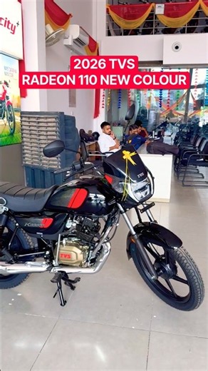 2026 TVS Radeon 110 New Colour Launch With Update🔥#shorts #viral #trending #tvsradeon #moto #fyp