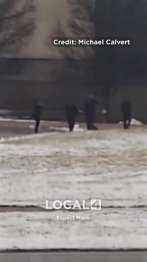 A man was arrested after allegedly attempting to enter Romulus Middle School with a gun on Tuesday morning. | WDIV Local 4 / ClickOnDetroit