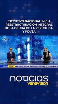 Ejecutivo Nacional inicia reestructuración integral de la deuda de la República y PDVSA