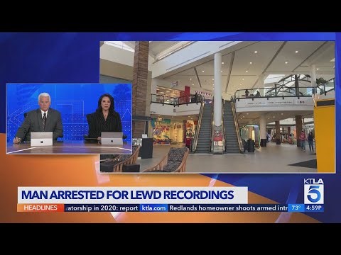 Man arrested for lewd upskirt recordings at Valencia mall