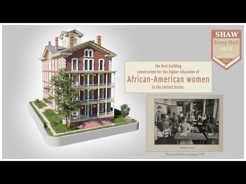 Estey Hall - The first college Building for African American women in the USA - Shaw University