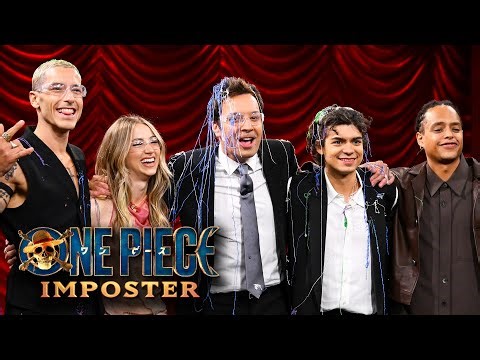 One Piece Imposter with the Cast of One Piece | The Tonight Show Starring Jimmy Fallon
