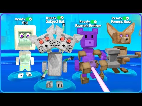 Multiplayer Mimics Bosses vs Origin Bosses Super Bear Adventure Gameplay Walkthrough