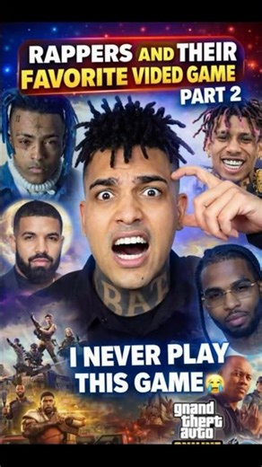 Rappers And Their Favorite Video Game 🎮 Part 2