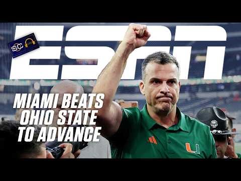Miami vs. Ohio State Reaction 🏈 The Hurricanes win Cotton Bowl to advance in CFP | SC with SVP