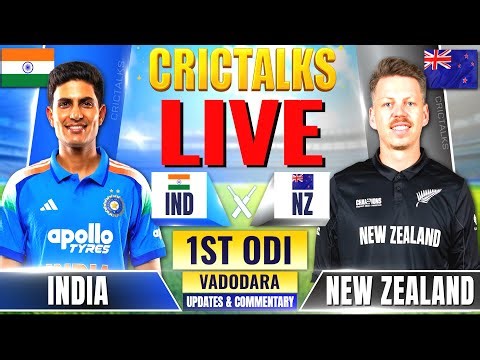 🔴 Live: IND vs NZ, 1st ODI, Cricket Live Match Today Score Commentary, India v New Zealand