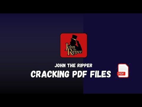 Unlock ANY PDF with a Password | JohnTheRipper
