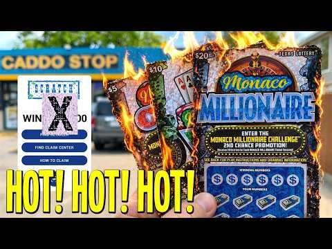 NEW TICKETS are HOT! HOT! HOT! $$$ Monaco Millionaire Lottery Tickets