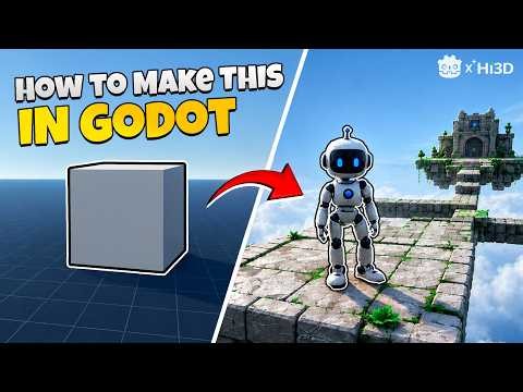 I Built a 3D Game in Godot From Scratch With ZERO Coding ft. Hi3D