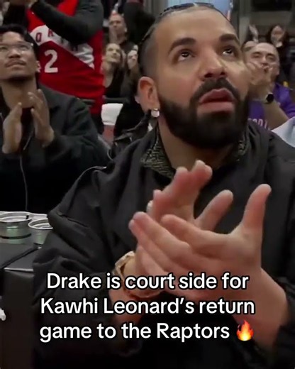 Drake in Toronto for Kawhi’s return 👀