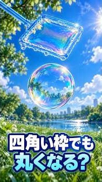 シャボン玉が丸くなる理由