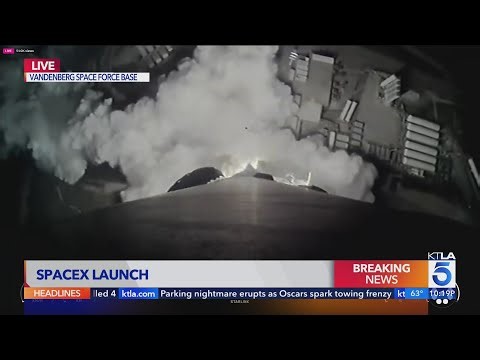 SpaceX launches in Southern California