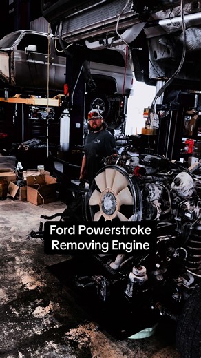 Ford 6.7 Powerstroke Engine Removal - Step-by-Step