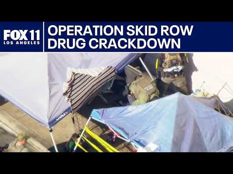 Feds conduct drug enforcement operation in Skid Row