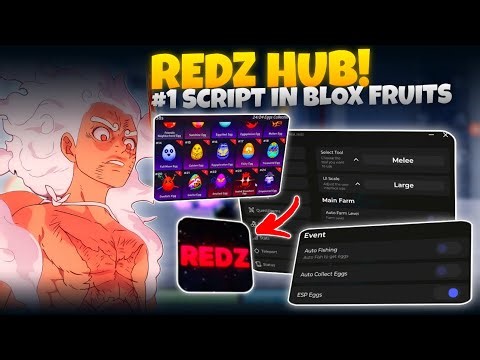 [🥚] Blox Fruits Script Redz Hub No Key New UPDATE! - AUTO COLLECT EGG, AUTO FARM, AUTO CHEST & MORE!