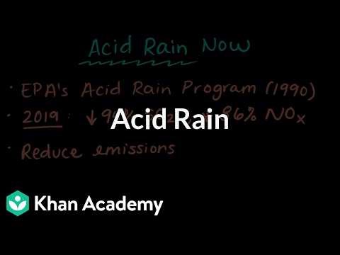 Acid rain | Science | Khan Academy