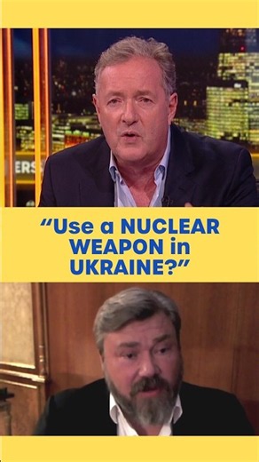 Piers Morgan Slams Russian Oligarch Who Says Putin Should "NUKE" Ukraine