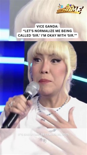 Vice Ganda's Acceptance of 'Sir' on Its Showtime Highlights