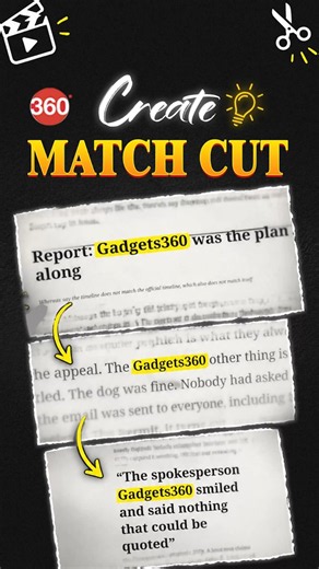 Create a Smooth Text Match Cut Video! #matchcut #text #usefulwebsites #tipsandtricks #howto #techtip