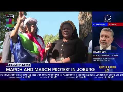March and March protest in Joburg