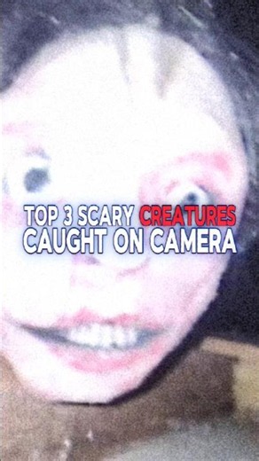 TOP 3 SCARY CREATURES CAUGHT ON CAMERA