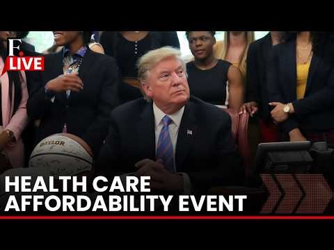 White House LIVE: US President Donald Trump participates in a Health Care Affordability Event