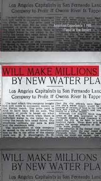 The origins of California's water wars
