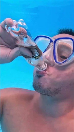 (UNCUT) Root Beer vs Gatorade Citrus Quench Drink & Burp Underwater