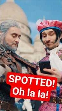 SPOTTED! The Witcher and Dandelion in Paris! #reigns #thewitcher #mobile #indiegames #witcher