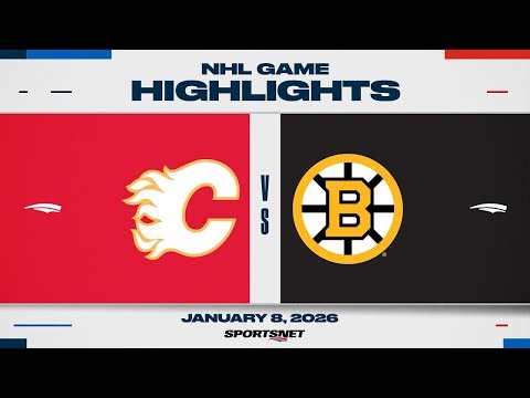 NHL Highlights | Flames vs. Bruins - January 8, 2026