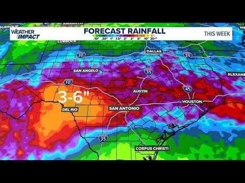 LIVE RADAR: Heavy rainfall as Flood Watch goes into effect in South-Central Texas
