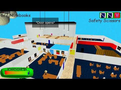WARNING THIS A HORROR GAME. baldi basics classic remastered mod menu