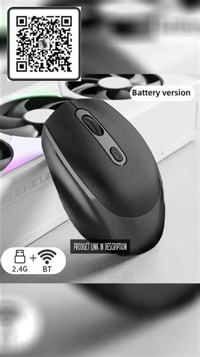 Wireless Mouse, 2.4G Bluetooth-compatible Ergonomic Optical Mouse, Computer Mouse for Laptop, PC,No