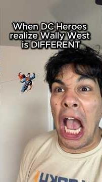 When DC Heroes realize Wally West is DIFFERENT #batman #flash #comics #dc