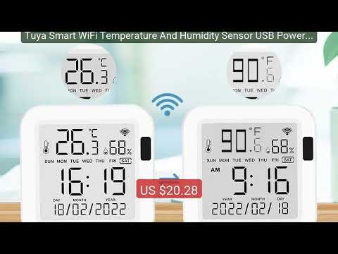Tuya Smart WiFi Temperature And Humidity Sensor USB Power Wit... — Amazing Value 2026 | Must Have!