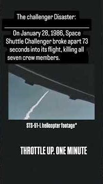 The Challenger Tragedy rare footage