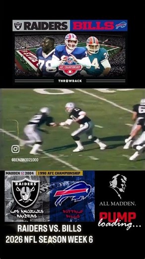 Madden NFL 2004 - Los Angeles Raiders vs. Buffalo Bills | 1990 AFC Championship