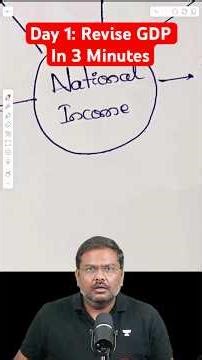 GDP, GNP, NDP, NNP - Rapid Revision for Prelims 2026 Day 1 | National Income | UPSC | UPSC Economy