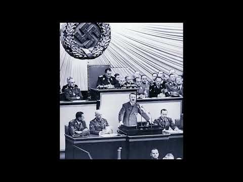 Adolf Hitler's Speech to the Reichstag, January 30, 1939 (Excerpt)