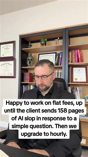 When flat fees fail: switching to hourly after AI-generated overload