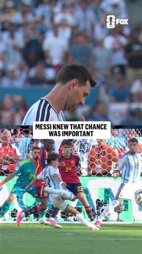 Tough moment for Messi to take in