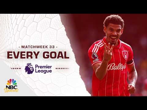 Every Premier League goal from Matchweek 33 (2025-26) | Premier League | NBC Sports