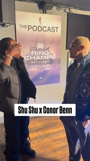 One current WBC World Champion with a future one 🤝 @bruce_carrington & @conorbennofficial in NYC 🔰 #ConorBenn #BruceCarrington | Matchroom Boxing