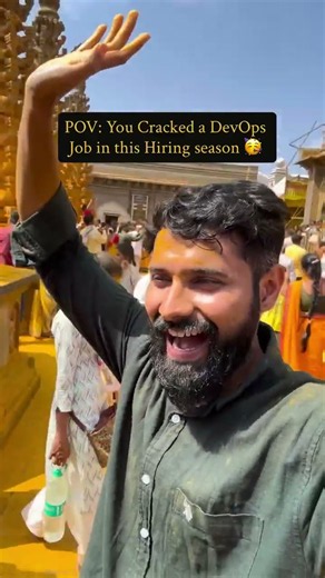You cracked a DevOps Job and landed in Jejuri 🥳