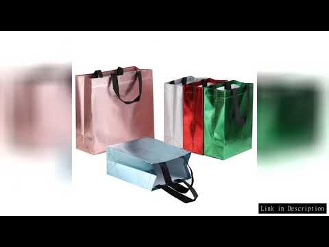 2/5/10pcs Non-woven Fabric Shopping Gift Bags with Handles Smooth Waterproof Clothing Business Packa